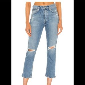 Citizens of Humanity Dree High Rise Straight Crop